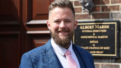 Albert Marsh funeral director officially gains industry diploma