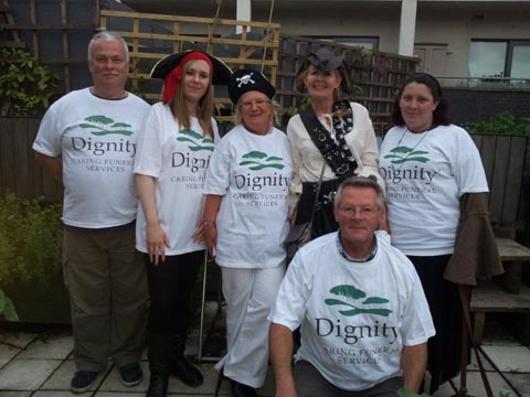 J H Kenyon team members become pirates for charity