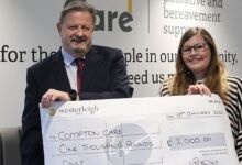 Mercia Forest Crem donates £1k to Compton Care in Wolverhampton
