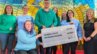 North Devon Crem donates £10k to Families in Grief