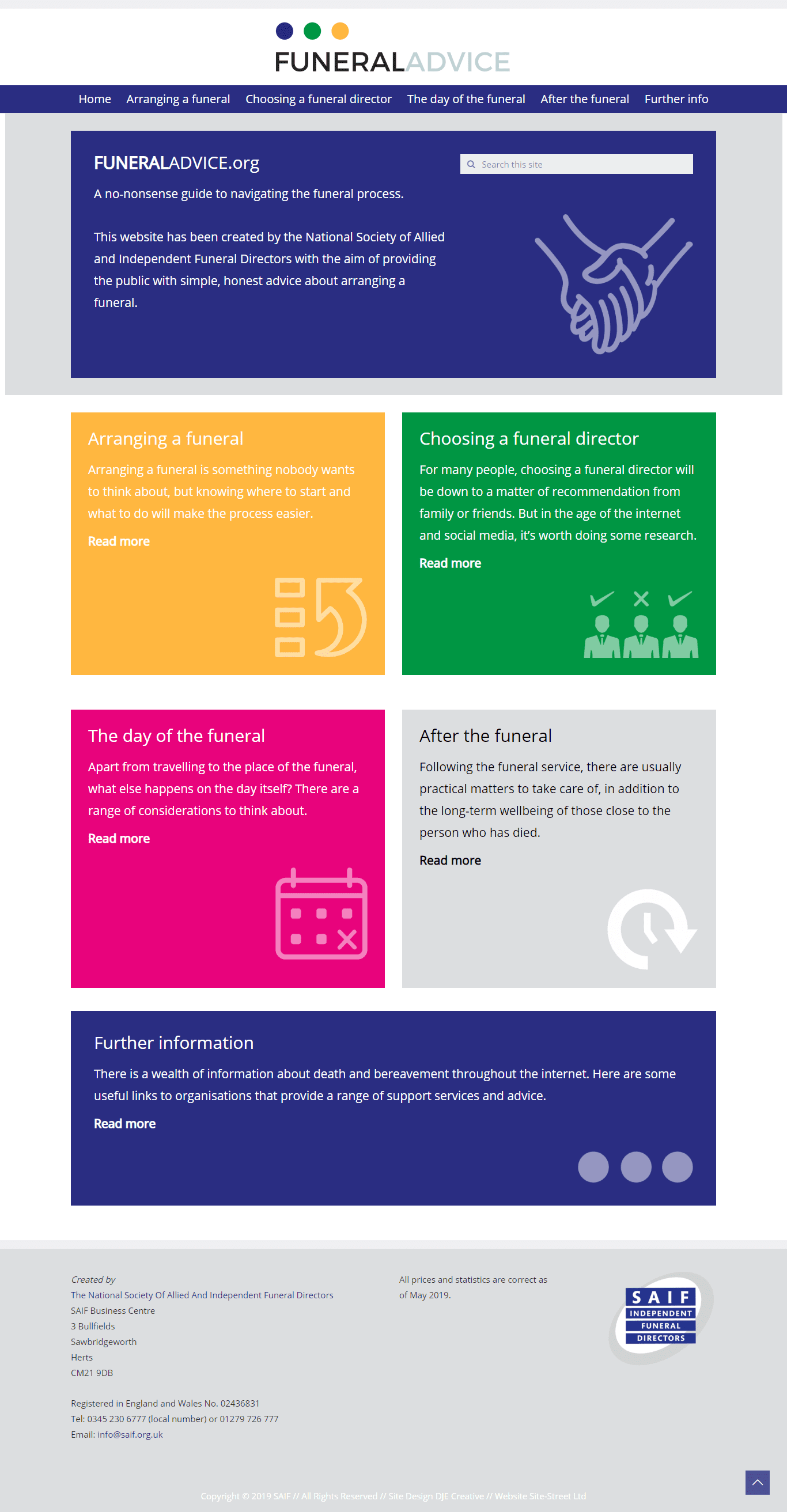 SAIF launches site to help public make 'better funeral choices'