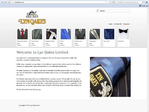 Traditional clothing firm Lyn Oakes launches new website