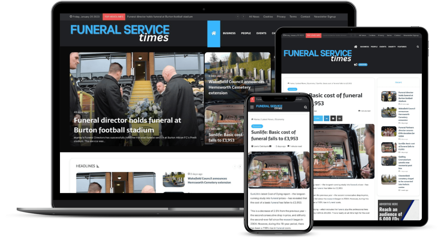 Media Information Funeral Service Times