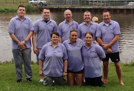 Funeral service staff race for Daisy Chain