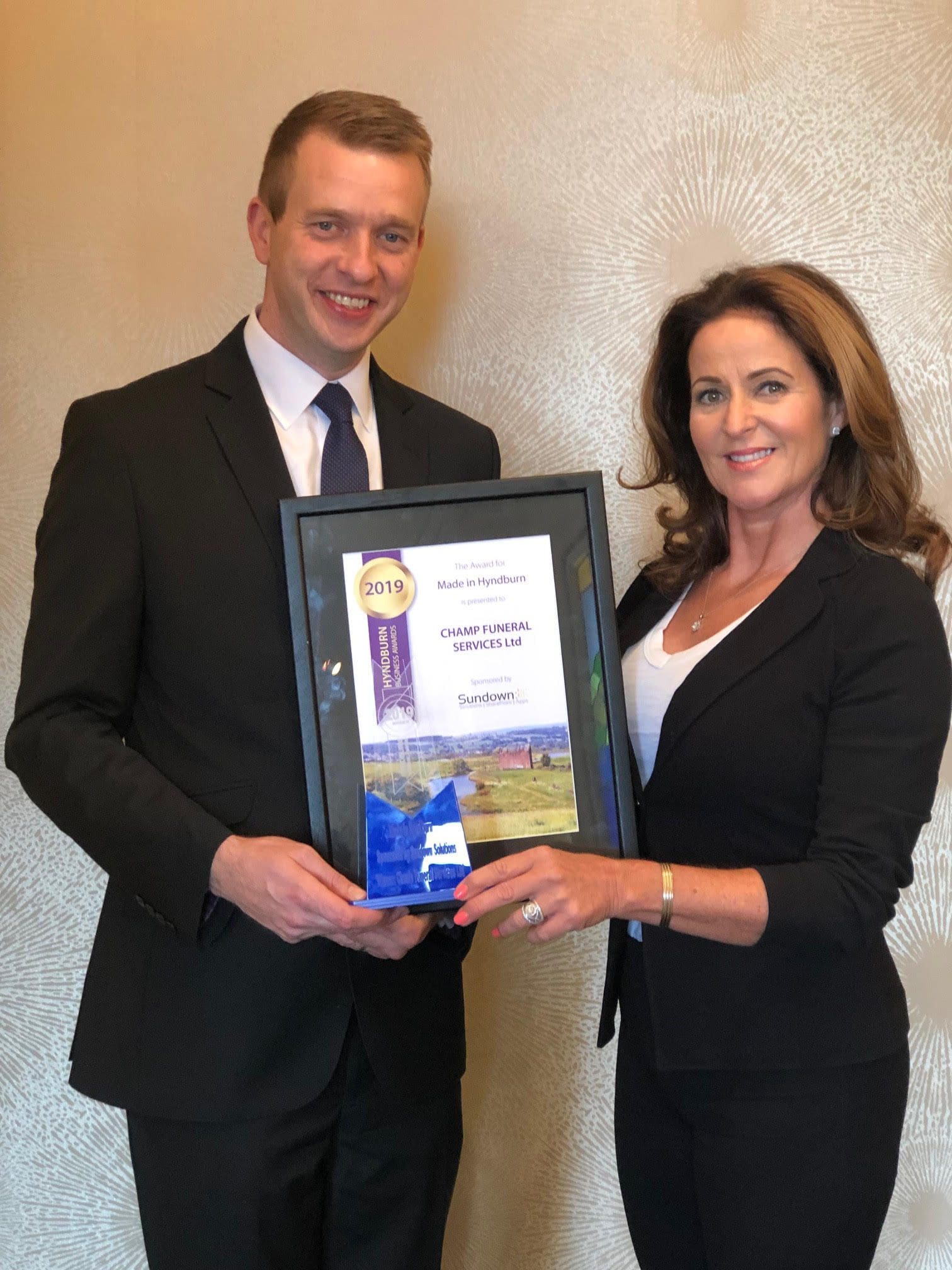 Champ Funeral Services wins twice at the Hyndburn Business Awards
