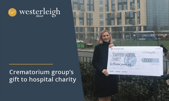 Westerleigh gifts £10k to hospital charity