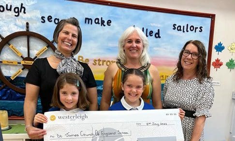 Hampshire crematorium donates £5k to local school